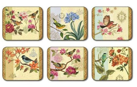 Coasters "Bird Studies" by Jason Products