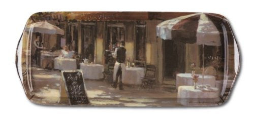 Sandwich Tray "Cafe Scenes" Melamine