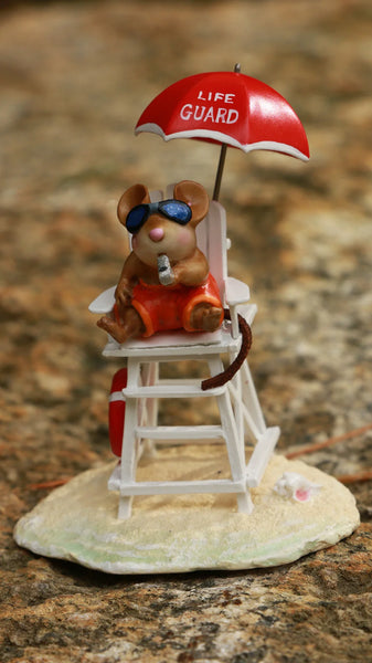 Wee Forest Folk M-349g "Mouse on Duty" Limited