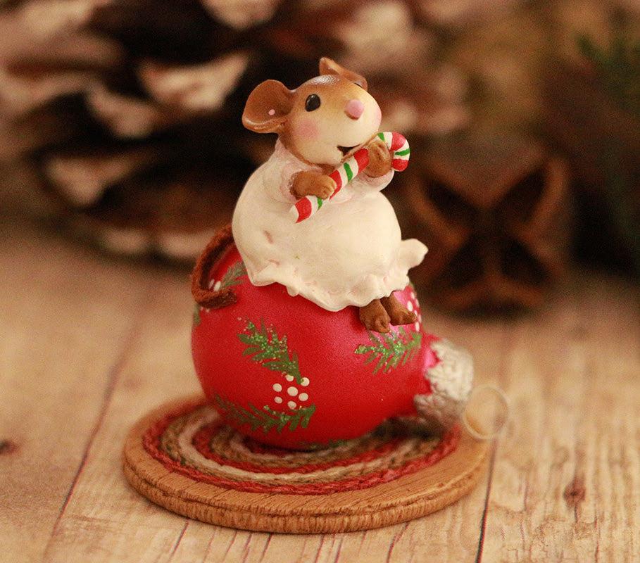 Wee Forest Folk  M-760 "Holiday Charm (red)"