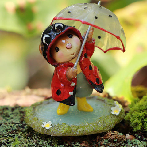 Wee Forest Folk M-758b "Lady Bug Puddle Jumper" Limited