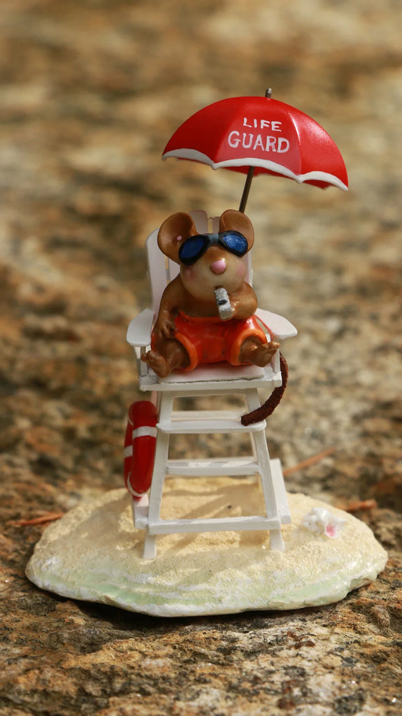 Wee Forest Folk M-349g "Mouse on Duty" Limited