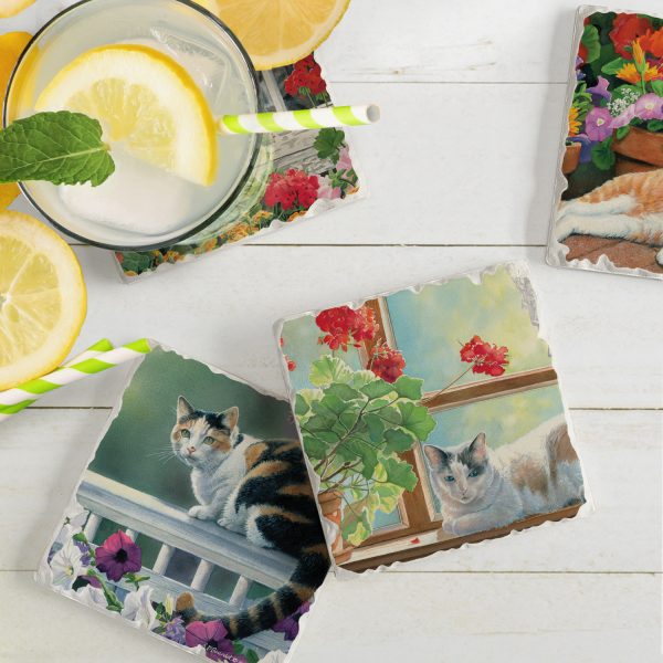Stone Coasters "Lazy Day"