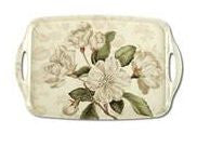 Tray with Handles "Custis Garden Camellia" Melamine