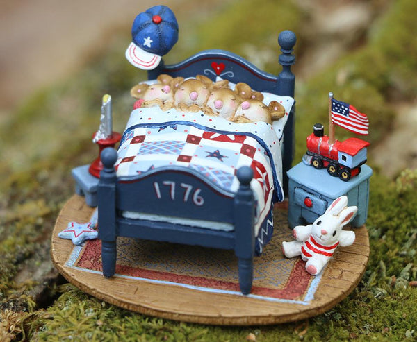 Wee Forest folk M-514a "STAR SPANGLED SNOOZERS" Limited