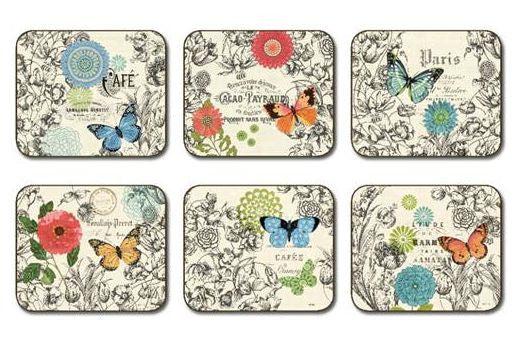 Coasters "Butterflies" by Jason Designs