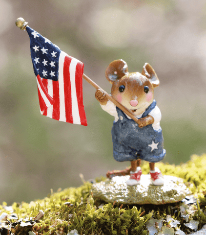 Wee Forest Folk FB-5a "Homegrown Stars and Stripes"