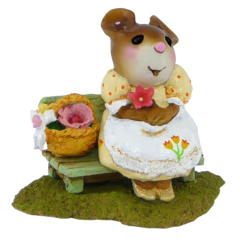 Wee Forest Folk M-483 "Mother's Rosy Posies" Yellow