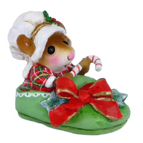 Wee Forest Folk M-498 "Snuggled in for Christmas"