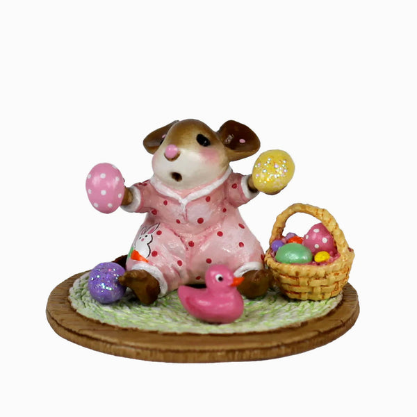 Wee Forest Folk M-595pk "Baby's First Easter" Pink - Limited