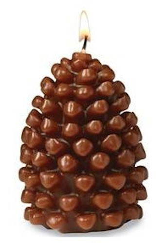 Pine Cone Candle Set