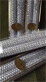 Candles 10" Taper "Silver Metallic" by Oak Forest Design