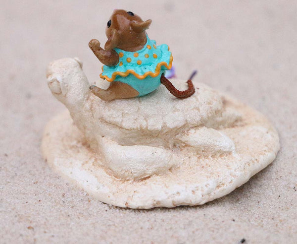 Wee Forest Folk M-477b " Turtle Traveler" Limited